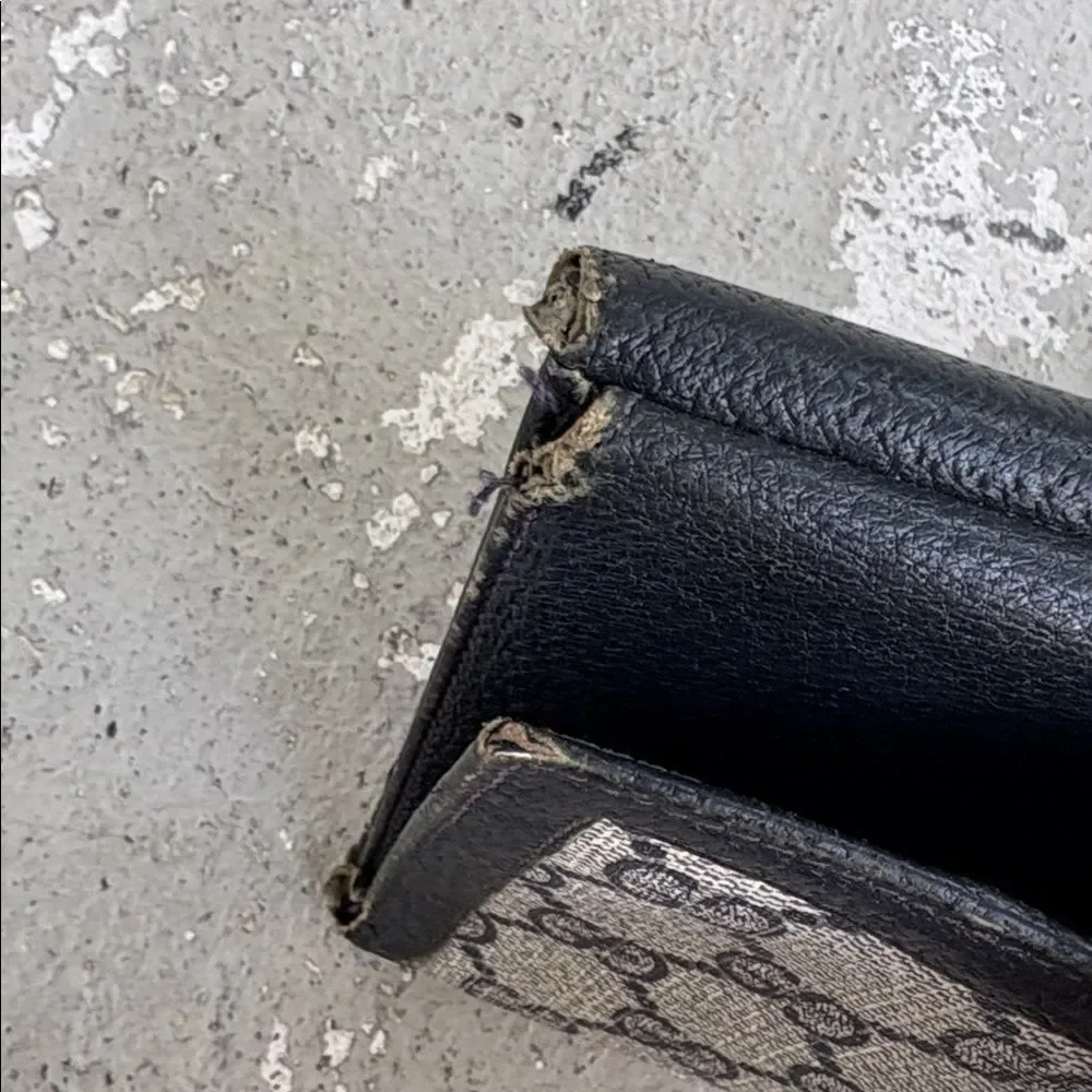 Vintage GG supreme web long wallet - Picture 8 of 9